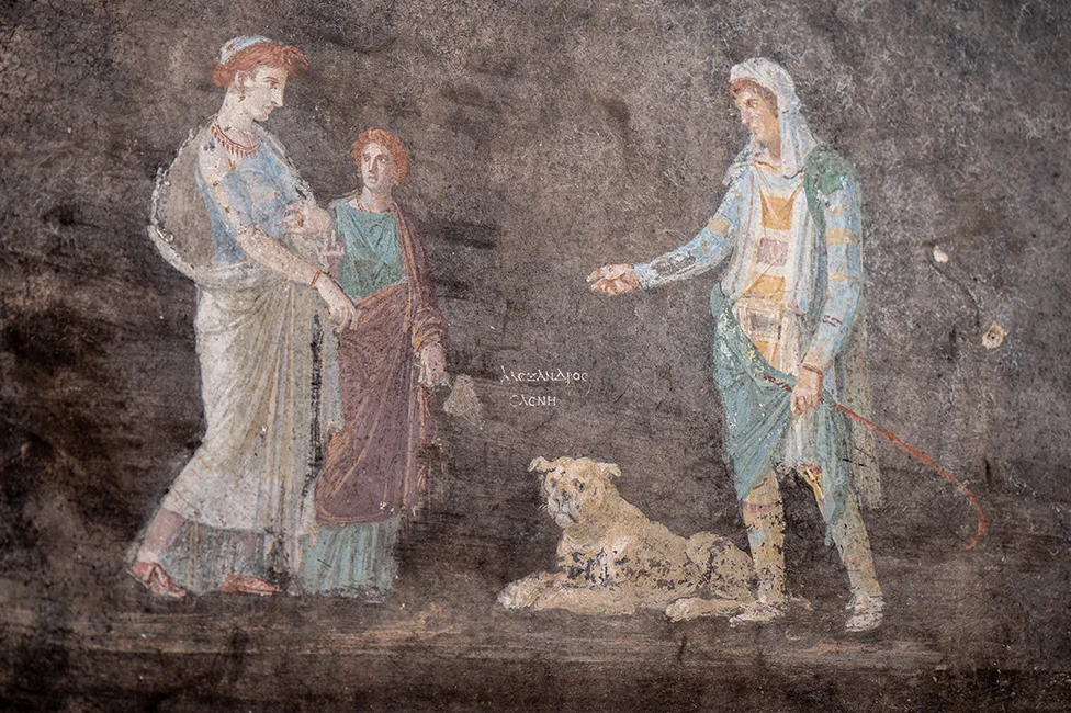 Arheologija i istorija: U drevnom gradu Pompeji pronađene freske koje oduzimaju dah