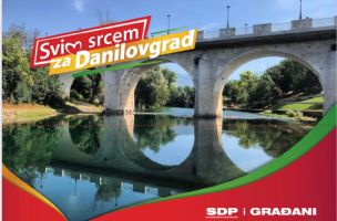 Željko Brajović nosilac liste SDP i Građani - Svim srcem za Danilovgrad: Naš grad da bude crnogorska perjanica - CdM