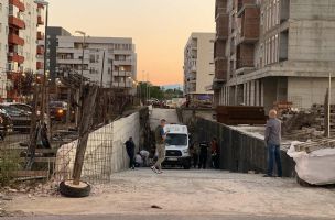 Podgorica: Pala ploča sa zgrade u izgradnji, teže povrijeđena jedna osoba