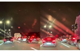 LANČANI SUDARI U BEOGRADU – POVREĐENA I DECA? Haos na auto-putu kod Aerodroma "Nikola Tesla"! (FOTO)
