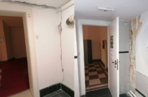 FOTO: Popucali zidovi u Skupštini Vojvodine, inspekcija zabranila korišćenje dela zgrade
