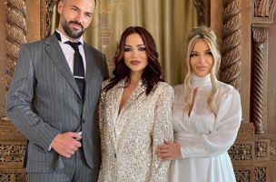 VANJA MIJATOVIĆ SE UDALA U EMIRATIMA "Ovo je prvi srpski brak sklopljen u Dubaiju", pevačica ponela venčanicu sa izrezom kod grudi (FOTO)