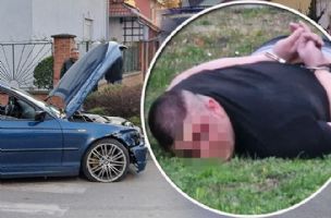 Filmska potera u Novom Sadu: Muškarac divljao kolima, udarao u druga vozila pa se "zakucao" u betonski zid