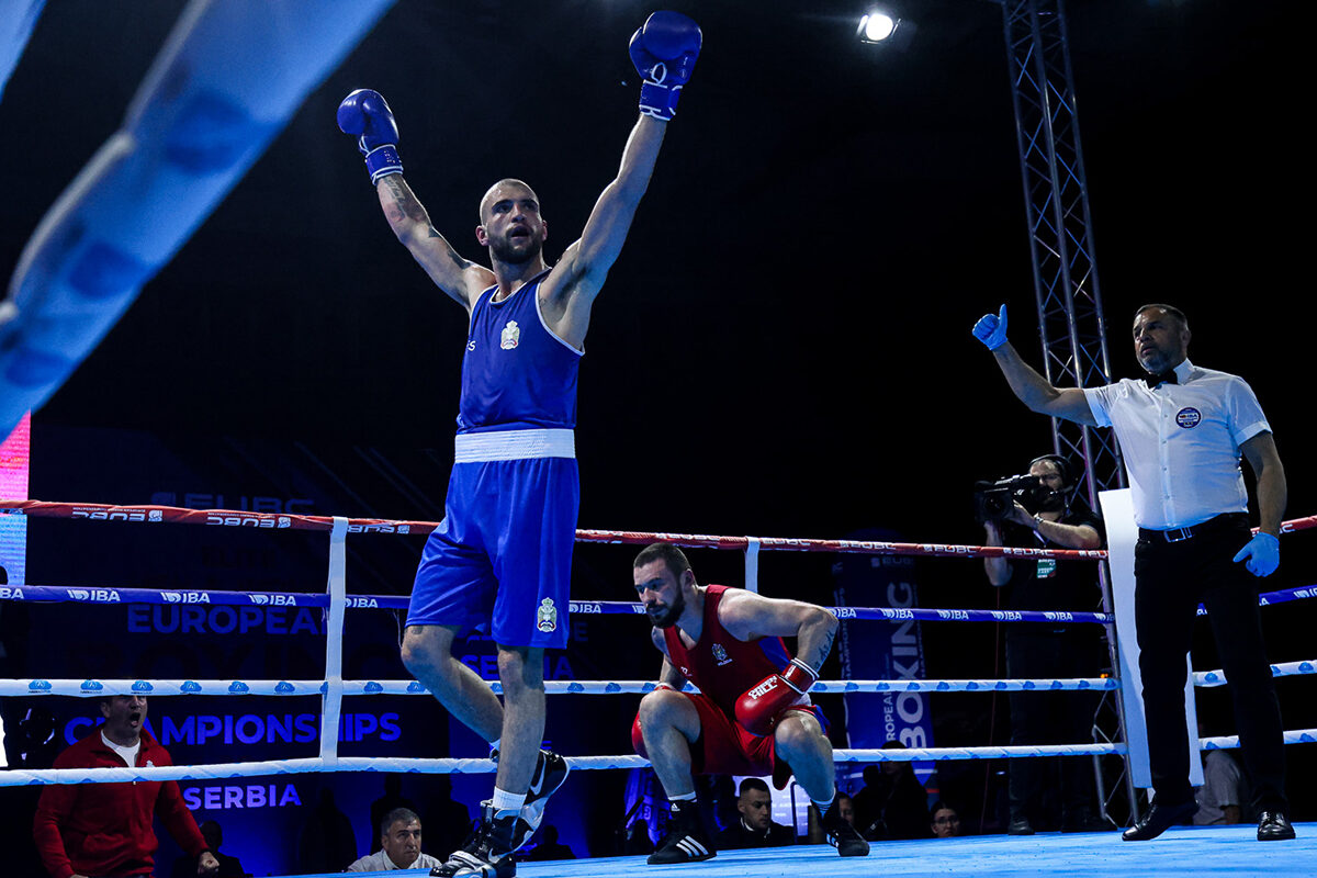 Veljko Ražnatović za 20. medalju Srbije na EP u boksu