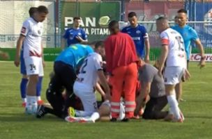 DRAMA U HRVATSKOJ Golman kolenom onesvestio igrača, moraće na HITNU operaciju (VIDEO) | Sport